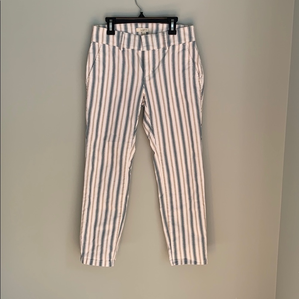 Loft stripped pants